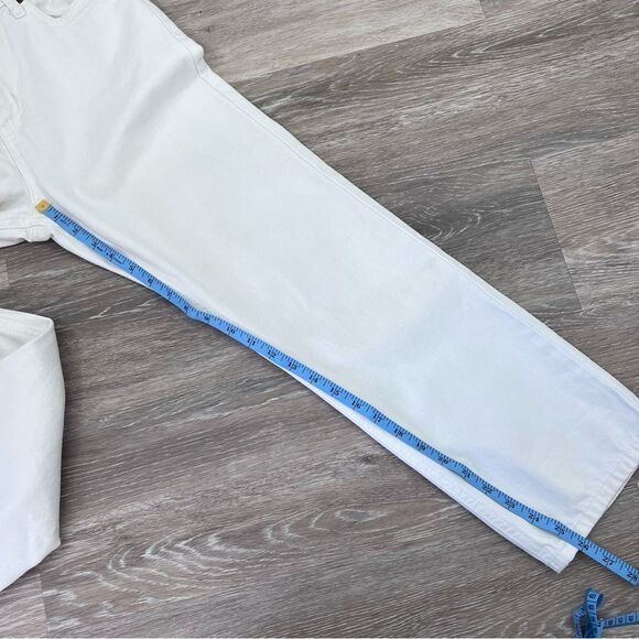 Avev les filles white straight leg high rise jeans women’s size 28 - Picture 3 of 10